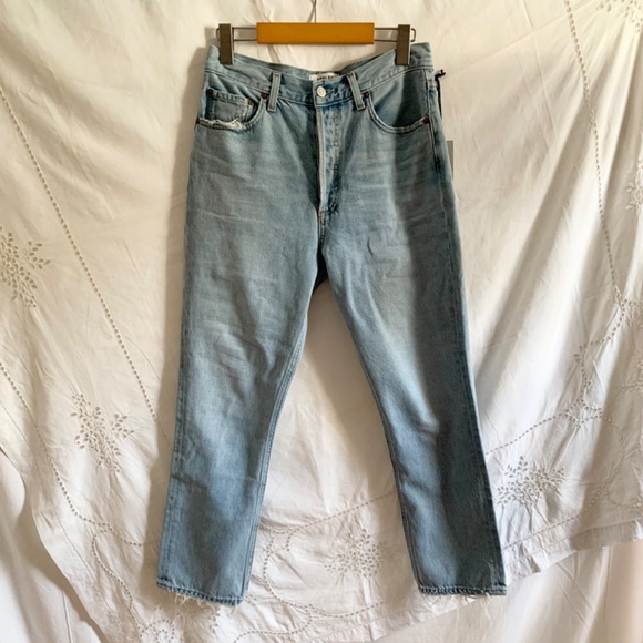 Agolde Riley Jeans NWT - Picture 2 of 10